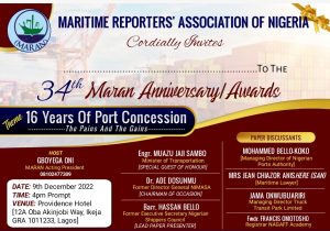 MARAN Hosts 'Port Concession' Discourse, Marks 34th Anniversary On Friday