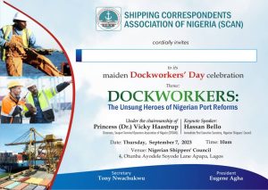 Shipping Correspondents To Celebrate Nigerian Dockworkers Day