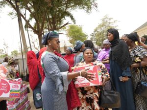 COWA President Distributes Food Palliatives To Women In Abuja