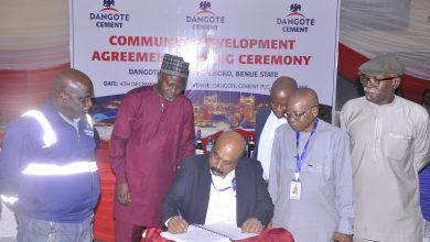 Dangote Cement, Benue Communities Seal Landmark Development Pact