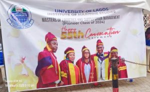 Toyin Oyeleke Bags Master's Degree In Maritime Logistics At UNILAG