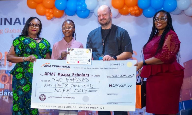 CSR: 45 Undergraduates In Apapa Receive APM Terminals Scholarships