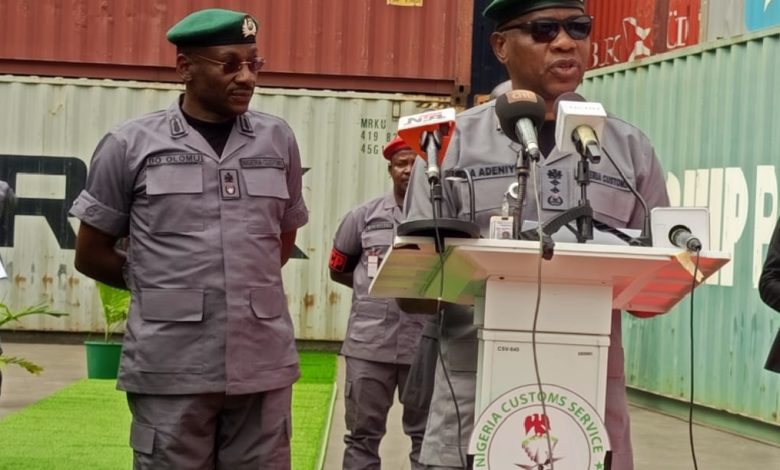 Customs Hands Over 25 Containers Of Illicit Drugs To NDLEA To Apapa Port