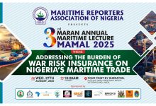 War Risk Insurance: Maritime Stakeholders To Chart Headway At 3rd MARAN Annual Lecture