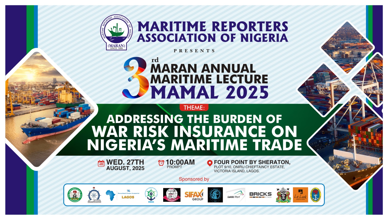 War Risk Insurance: Maritime Stakeholders To Chart Headway At 3rd MARAN ...