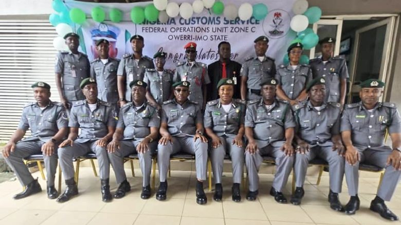 Customs FOU Zone C Decorates 67 Newly Promoted Officers