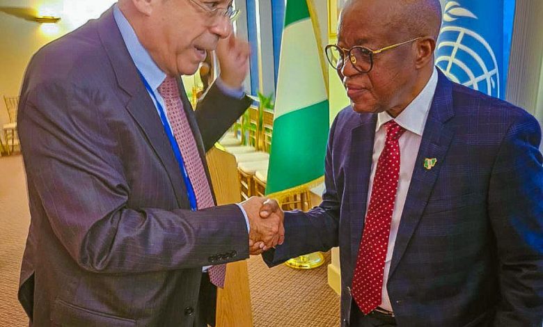 Oyetola Takes Nigeria's IMO Council Campaign to New York, Courts African UN Envoys