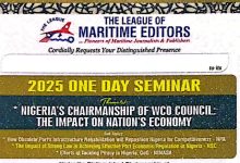 Maritime Editors To Hold Seminar, Award Ceremony In Lagos On Tuesday 