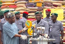 Customs FOU 'A' Seizes 8 Trailers Of Rice, Contrabands Worth N1.18bn