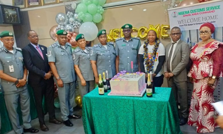 Apapa Customs Celebrates Officer’s 72-Day Nigeria-Belgium Motorbike Feat