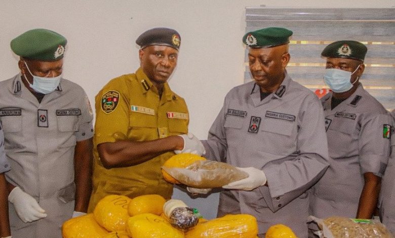 Anti-Smuggling: Customs Hands Over Seized Cannabis, Canadian Loud To NDLEA
