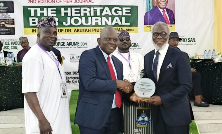 Akutah Honoured At NBA Badagry Law Week, Urges Public Servants To “Give Their Best”