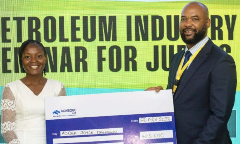 Akabogu Law Backs Top Nautical Graduate With N450,000 Scholarship For STCW Training