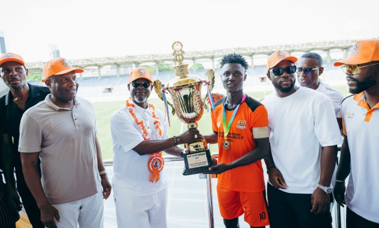 Amokachi, Dosu Joseph, Fatai Amoo Grace Taiwo Afolabi Cup Final   Former Nigerian footballers including Daniel Amokachi, Dosu Joseph, Tajudeen Disu, Fatai Amoo, and Waidi Akanni, among others, graced the final of this year’s Taiwo Afolabi Football Tournament held at the Onikan Stadium, Lagos. The U-17 tournament, which is in its 10th edition, is one of the leading grassroots football competitions in Lagos State, sponsored by Dr. Taiwo Afolabi, Chairman of SIFAX Group, to discover, nurture, and promote young football talents at the grassroots level. At the end of the grueling final matches, Fortune FA, Oshodi and Labro Queen, Oyingbo, emerged winners of the boys and girls competitions respectively. Fortune FA defeated Dynamo FC, Iwaya 2-0 in the boys' final, with goals from Quadri Popoola and Agbato Wasiu securing the title. In the girls' final, Labro Queen FC and Starlet Girls FC of Idimu played out a goalless draw in regulation time before Labro Queen triumphed in the penalty shootout, converting five of their six kicks to edge Starlet, who scored four from six attempts. Speaking at the event, Dr Taiwo Afolabi, Group Executive Chairman of SIFAX Group, who was accompanied to the event by his wife, Mrs. Folashade Afolabi, reflected on the tournament's journey over the past decade and expressed satisfaction with its contribution to youth development through sport. He recalled his own playing days as a young man and explained that the competition began as a modest football fixture tied to his birthday before evolving into a structured platform designed to identify, nurture and support young talent. Afolabi noted that the tournament was established to create opportunities for young people to channel their energy productively, develop discipline and gain exposure that could shape their future careers. “We need to encourage the youth, because without encouraging them, they cannot be successful. Young, talented football players like the one featured in this tournament require consistent guidance, mentorship and platforms that help them build their skills and confidence, as well as assist them to remain focused so as to fulfil their potential, both on and off the pitch,” he said. Lagos State Grassroots Soccer Association also commended Afolabi and SIFAX Group for sustaining the competition over the last ten years and highlighted the positive impact the tournament has had on youth football development across Lagos State. The association’s Secretary, Mr Aliyu Ganiyu, said the tournament has provided numerous players with opportunities to showcase their abilities, with several participants from previous editions progressing to play professionally in Nigeria and abroad.
