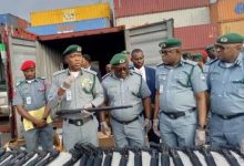 Customs Seizes Pump Action Rifles, N373.8m Cannabis At Tin Can Port