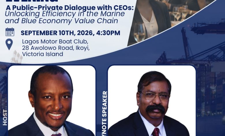 NCS Members' Evening: Dangote VP, Devakumar, To Headline Blue Economy Dialogue